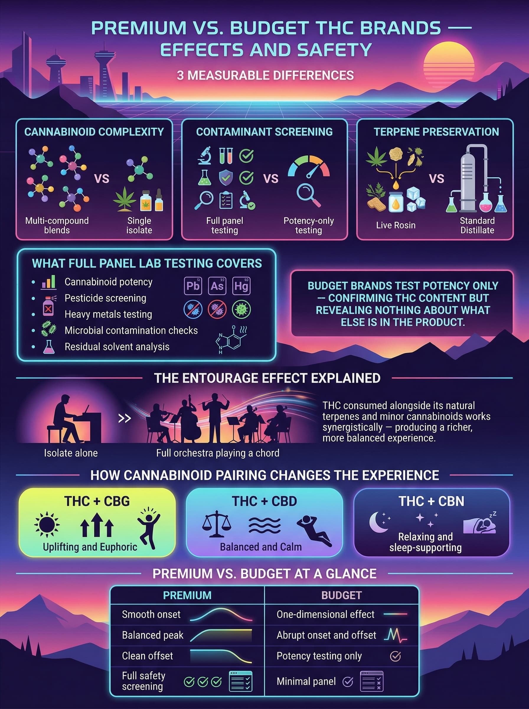 Premium vs. Budget THC Brands