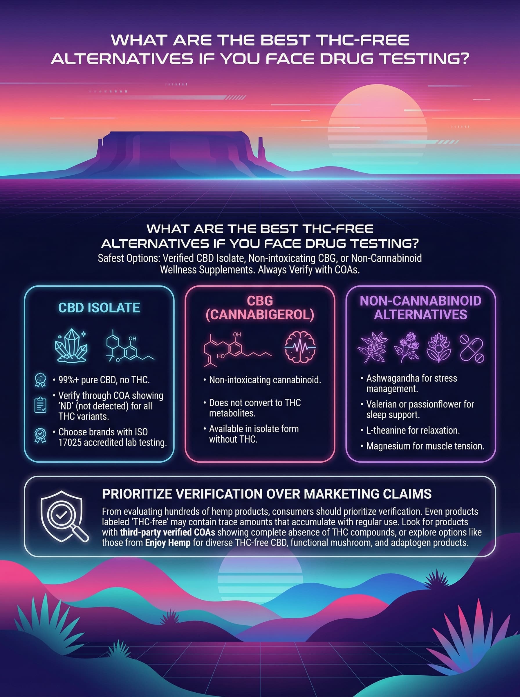 What Are the Best THC-Free Alternatives If You Face Drug Testing