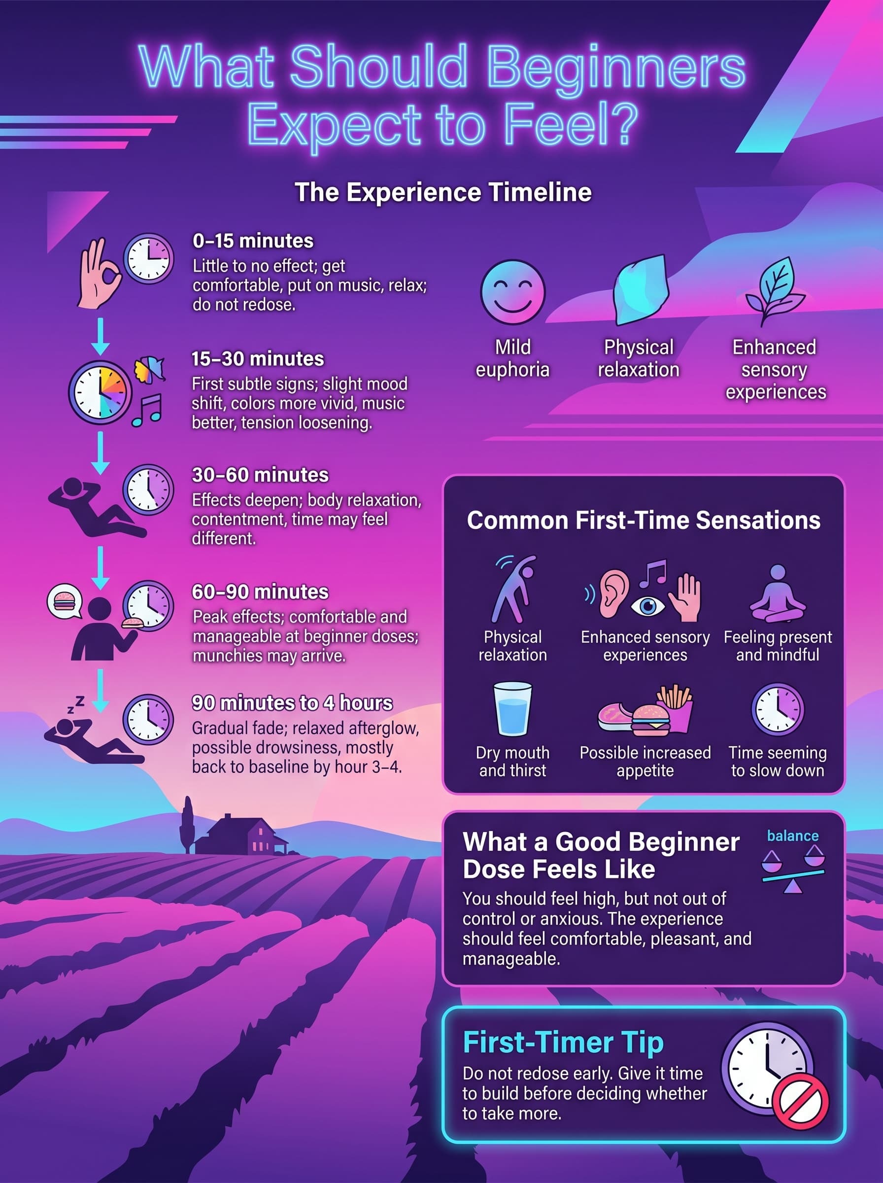infographic for What Should Beginners Expect to Feel