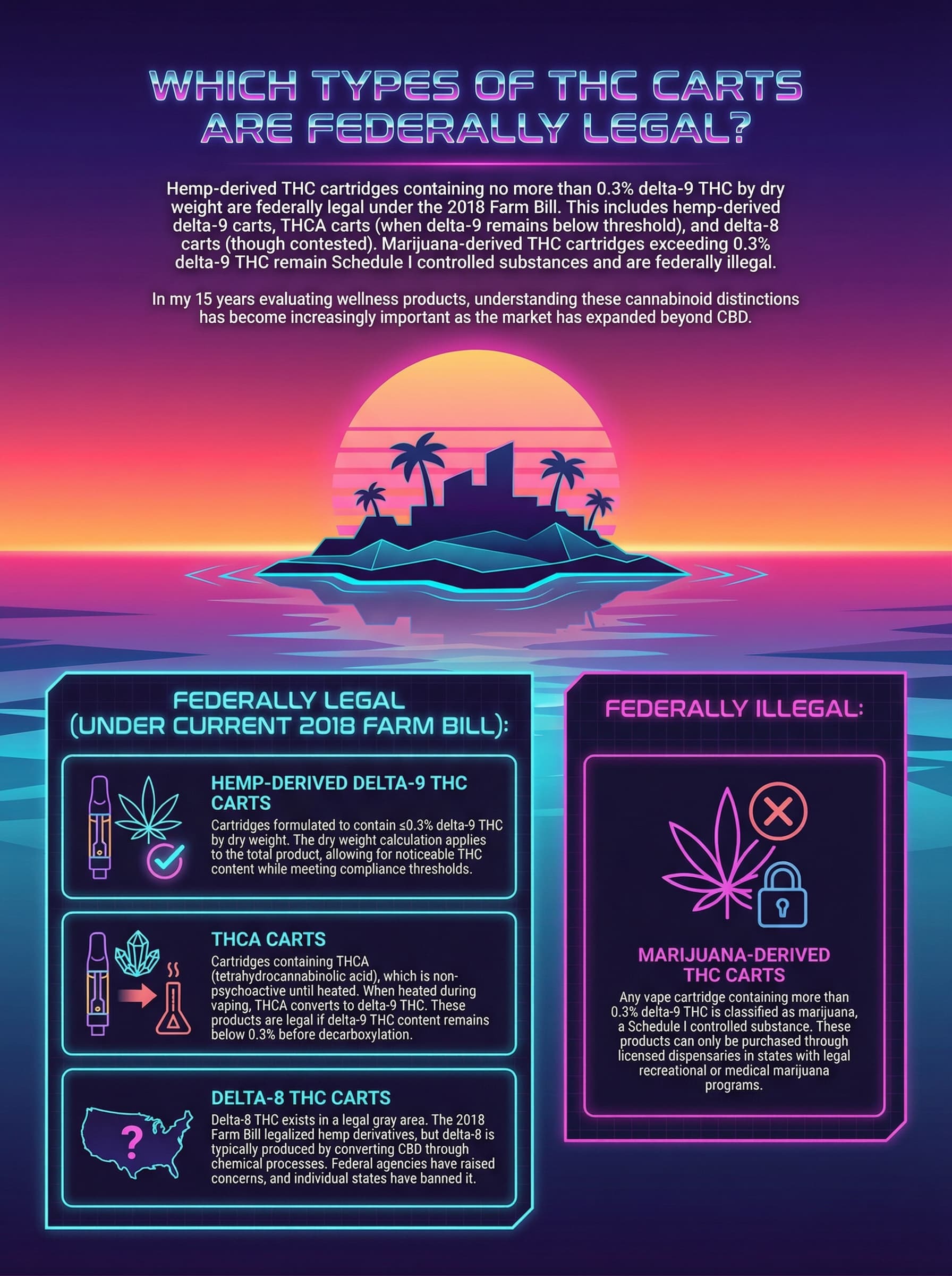 Which Types of THC Carts Are Federally Legal Which Types of THC Carts Are Federally Legal