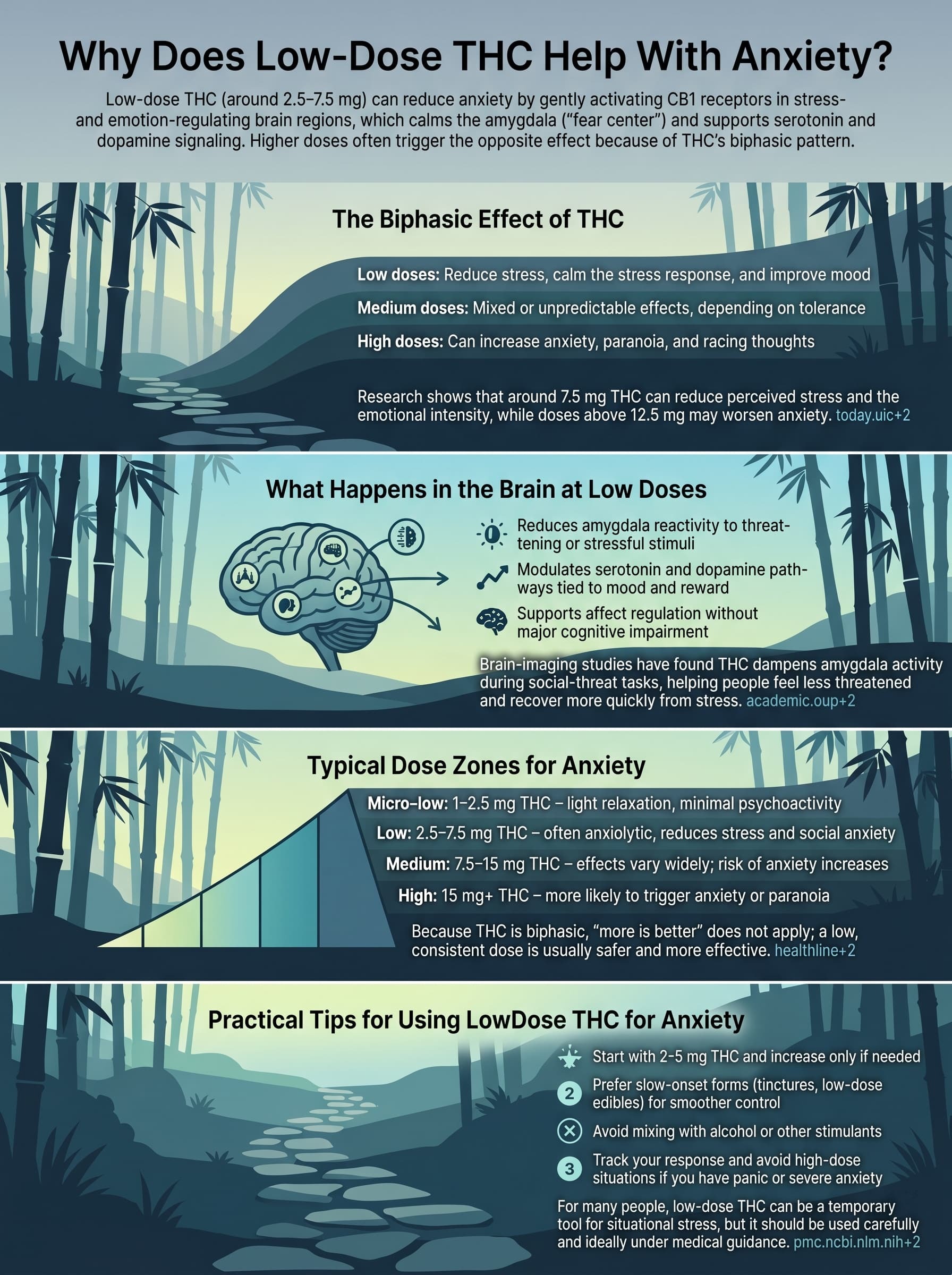 Why Does Low-Dose THC Help With Anxiety