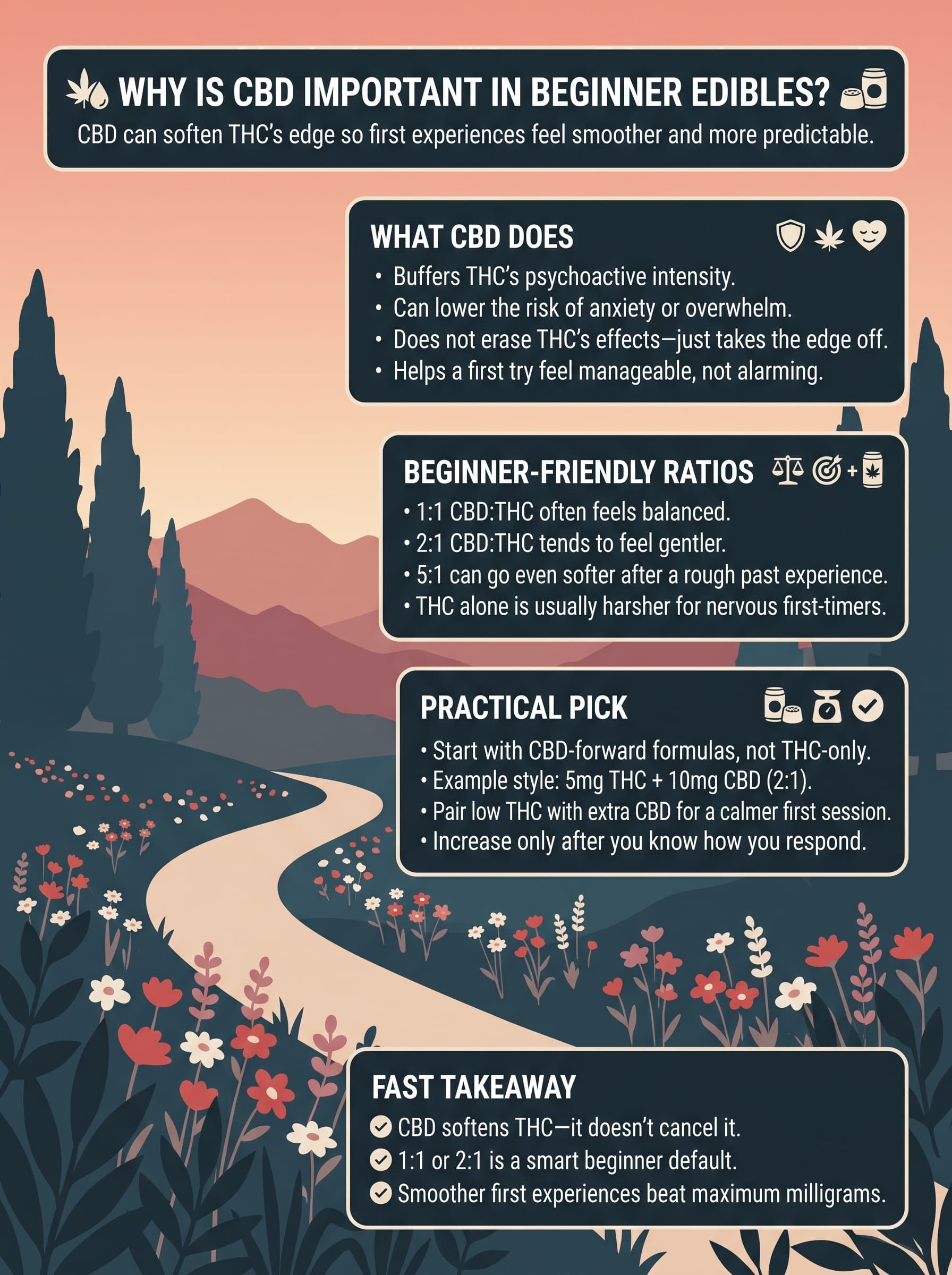 infographic fornWhy Is CBD Important in Beginner Edibles? infographic fornWhy Is CBD Important in Beginner Edibles?