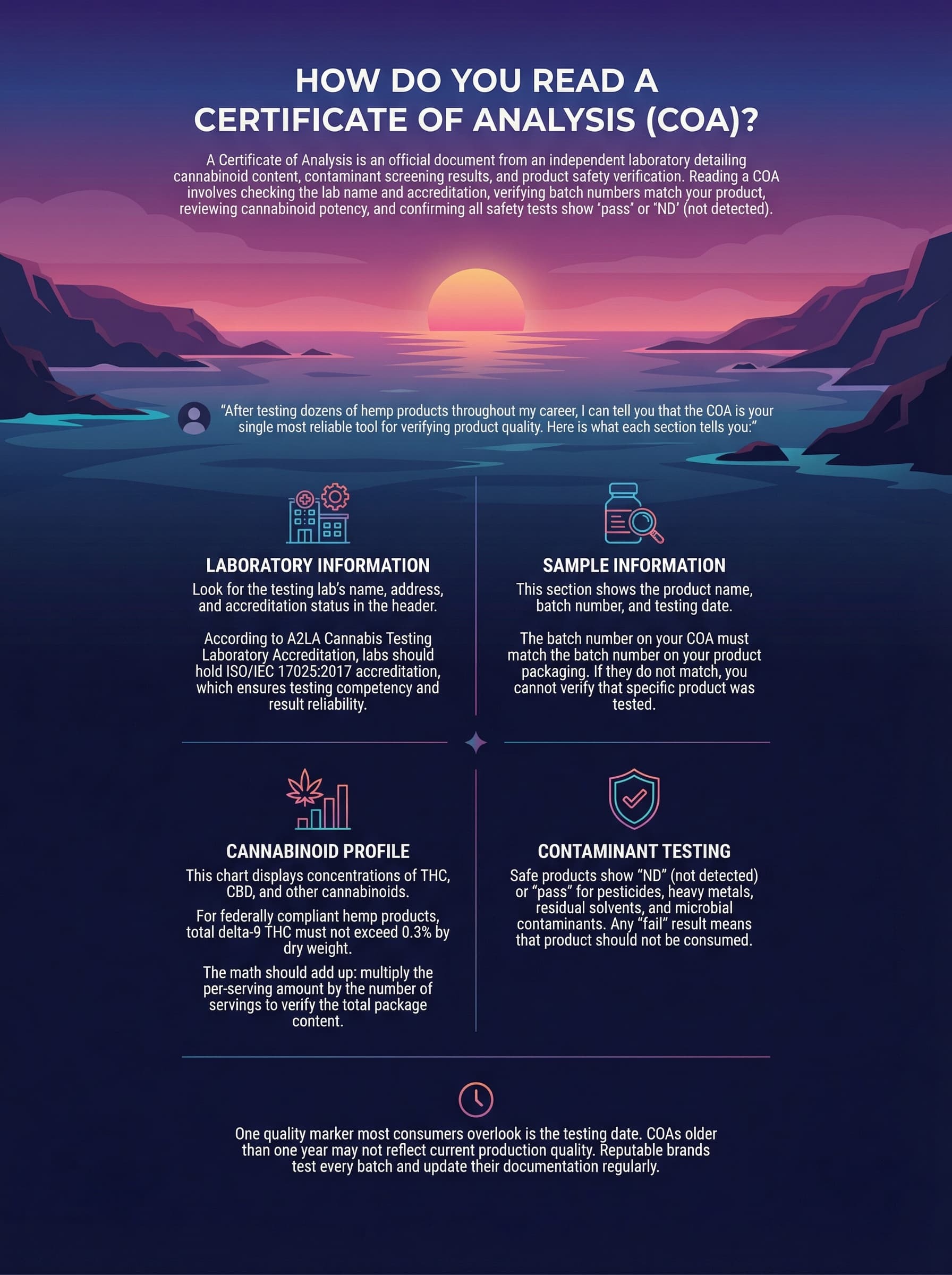 Third-party lab testing certificate of analysis for hemp THC products